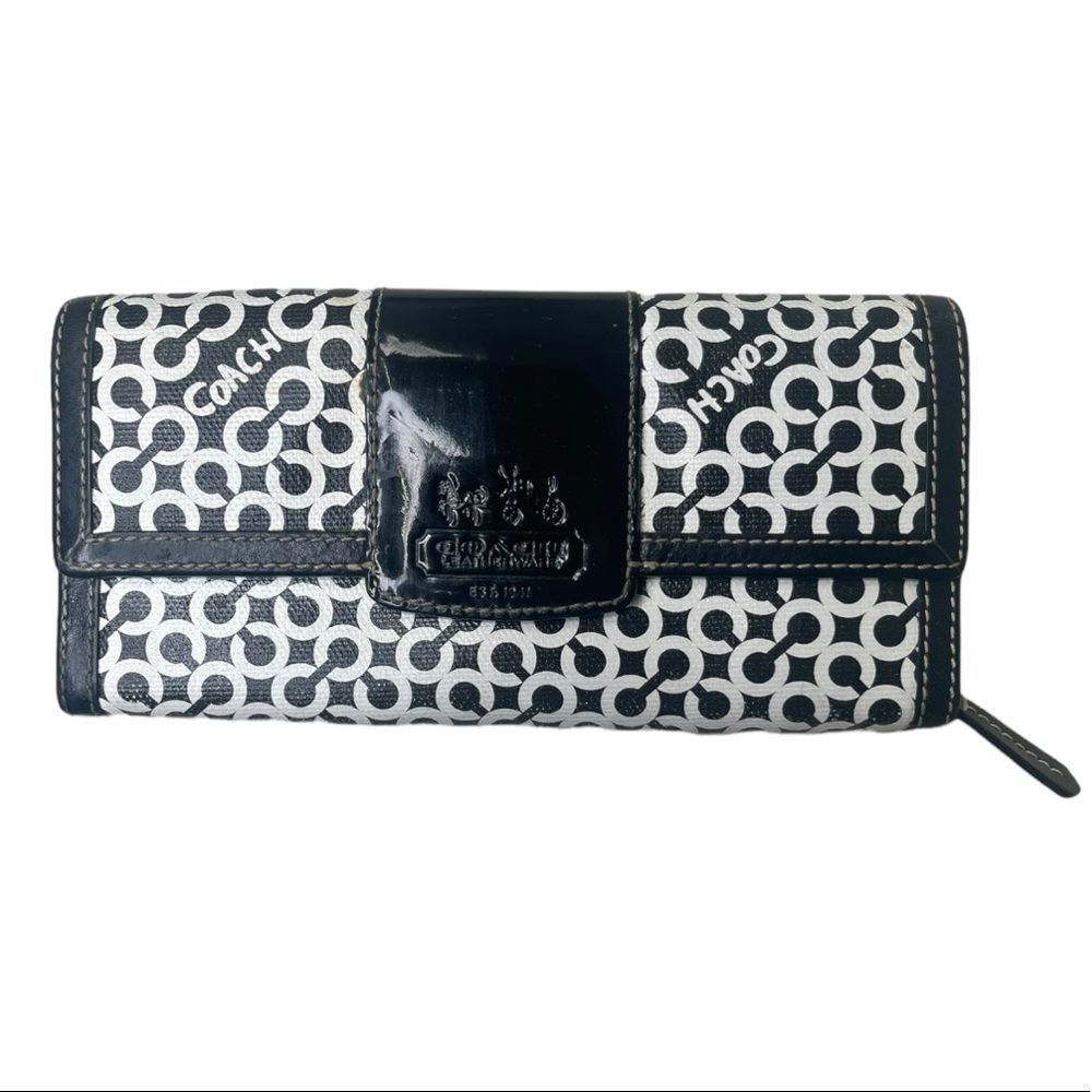 Coach Op Art Slim Wallet 42203